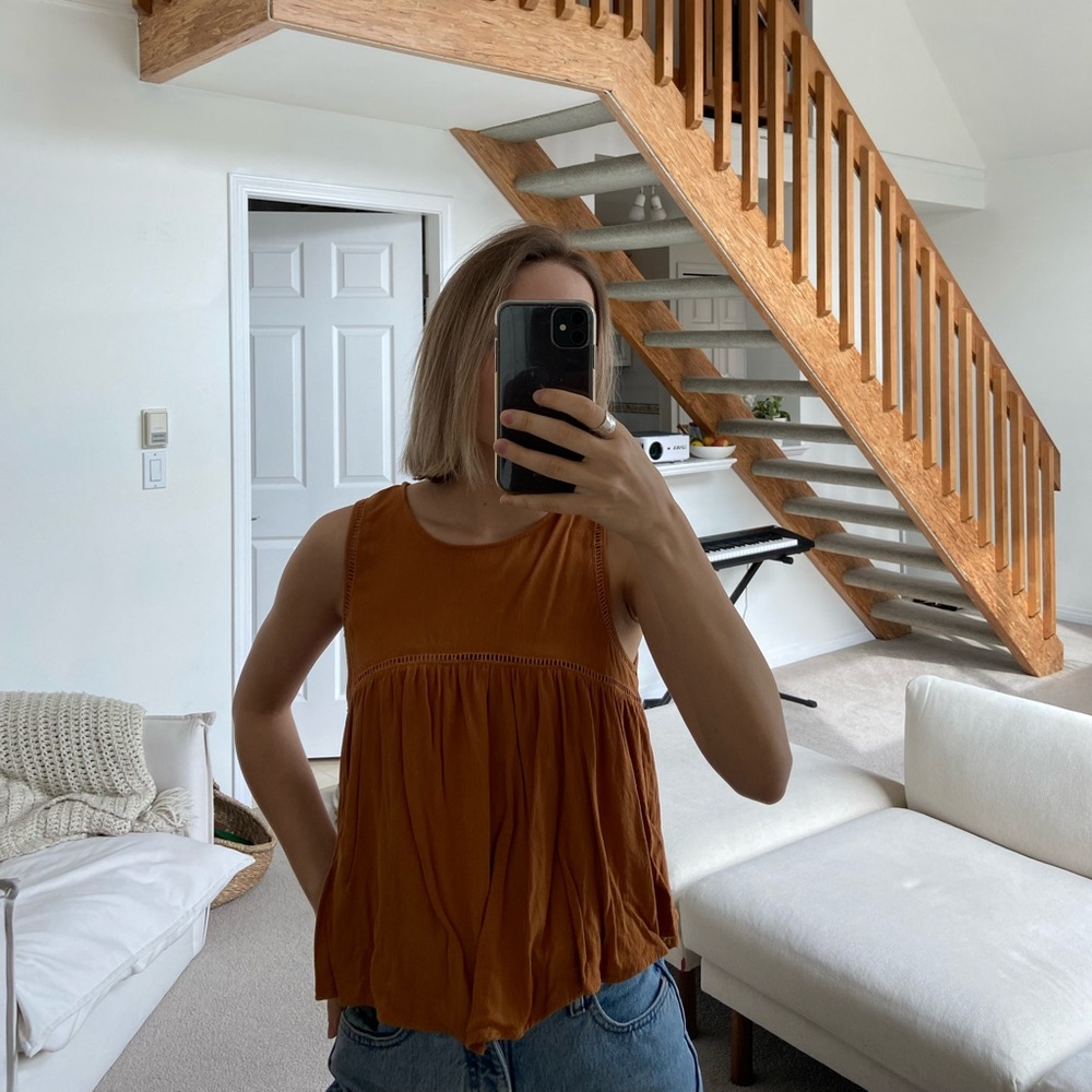 Burnt Orange Tank Top